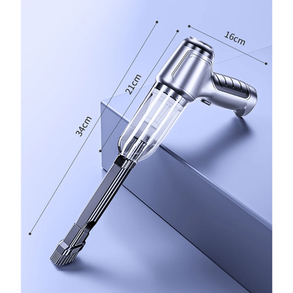 Aspiradora portátil inalámbrica para coche, 95000 PA, potente succión, soplador de mano para coche y hogar.